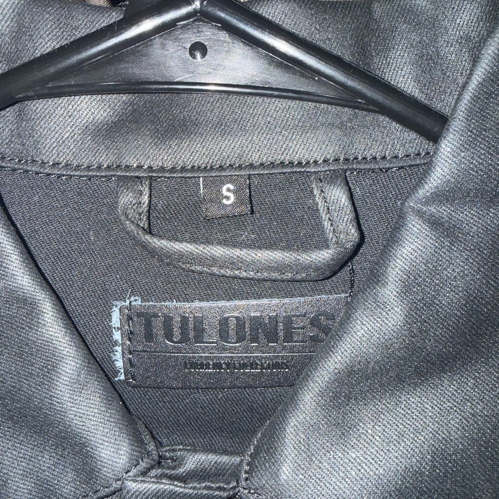 Men's Black Leather Jacket - Picture 3 of 3